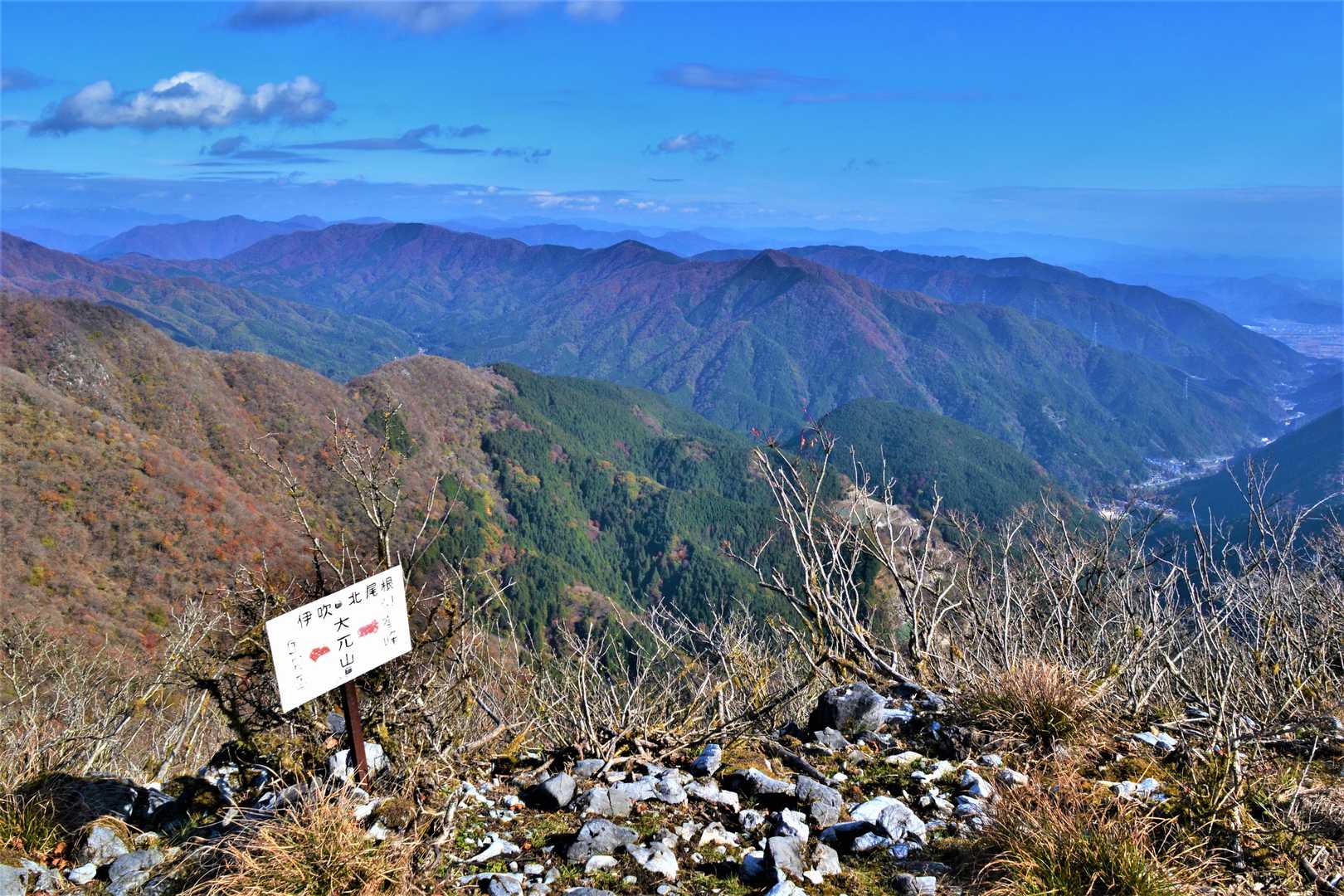大禿山に到着。🙋