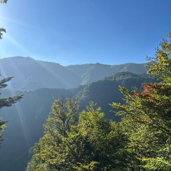 山々が美しいですね