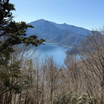 精進湖に比べると大きいなぁ。