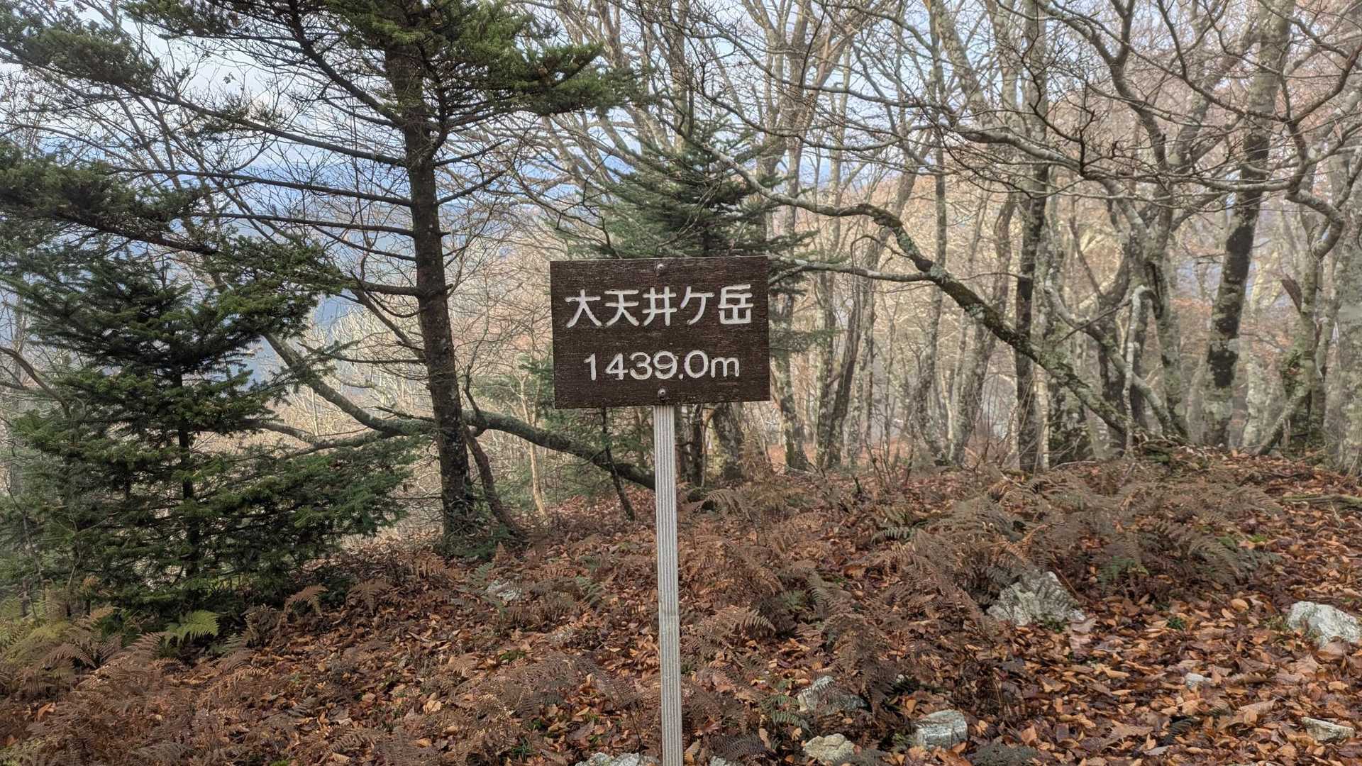 五番関-大天井ヶ岳 往復コースの写真