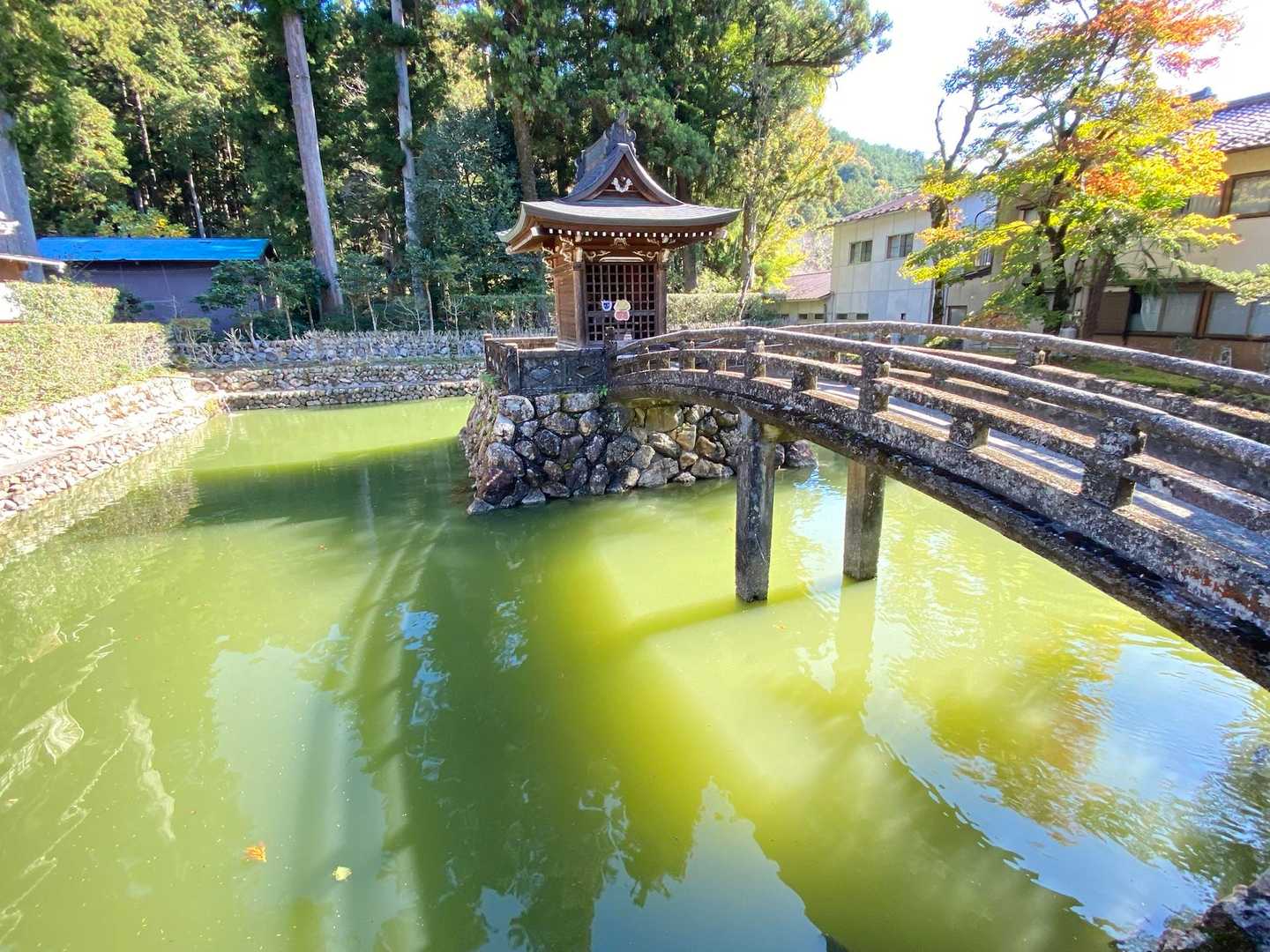 地蔵堂（じぞうどう）✨
放生池（ほうじょうち）に有る
