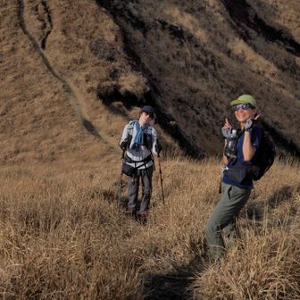 余裕の健脚さんと、これから健脚になる予定の妻😁