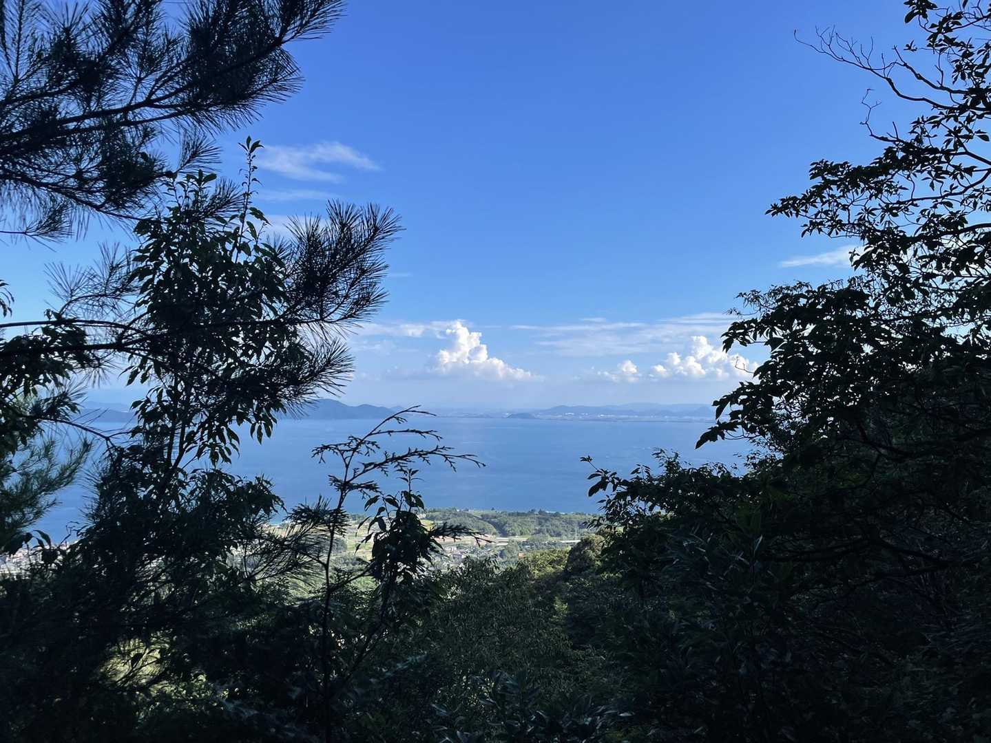 琵琶湖が綺麗に見えました😳