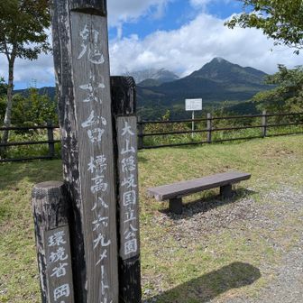 4月に来た時にここが山頂と思いこんで帰ってしまい、リベンジです🤣
大山と烏ヶ山が見えますが、大山はあいにくの雲の中です😅