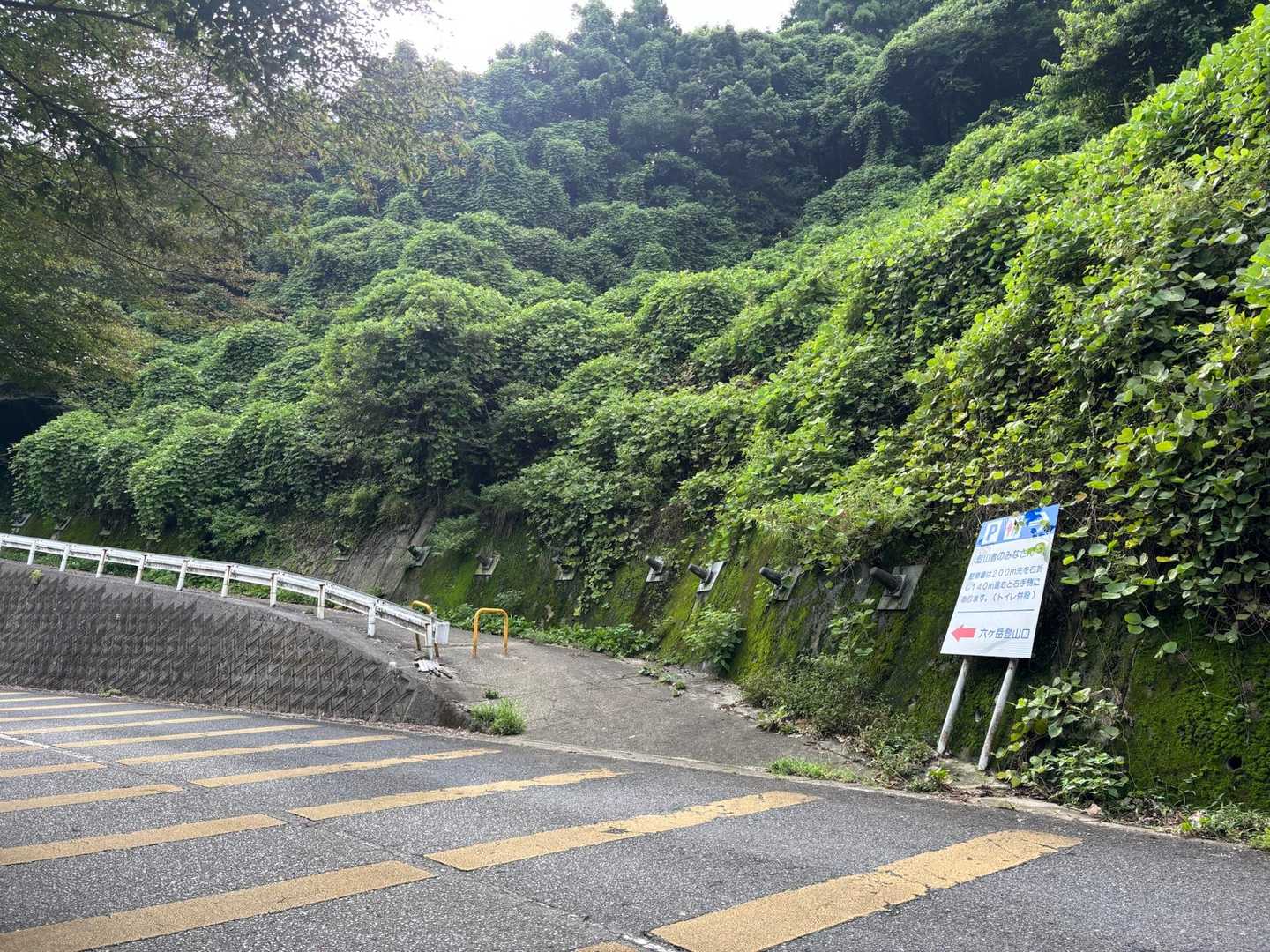 先まで歩いちゃったけど結局ここから🥾