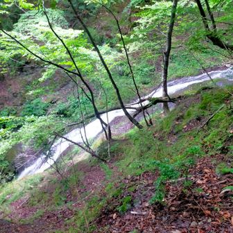 水簾滝。
無双洞はよく分からず。