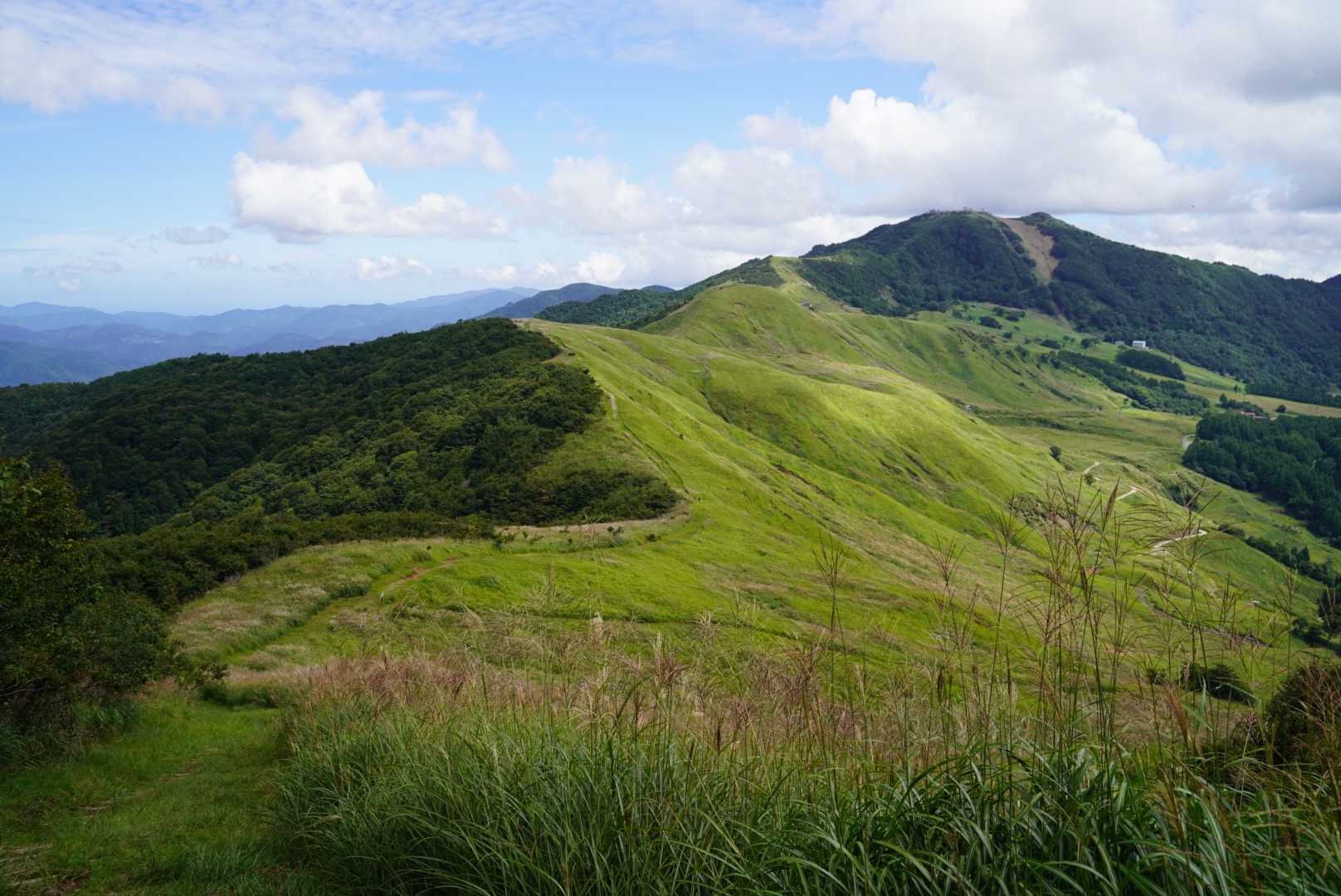 鉢伏山までの稜線