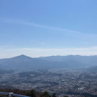 遮るものなく、見えます。