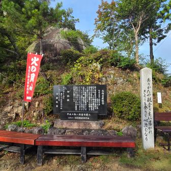 北向岩屋観音の石碑