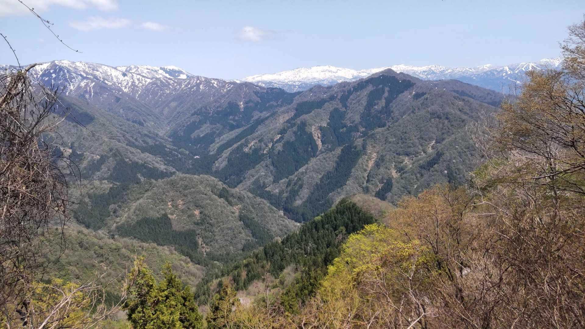 越前甲、白山、別山