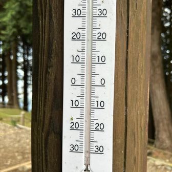 13.5ぐらい 
ここで少し風吹いてきたよ