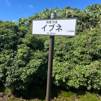山頂　綺麗な青空