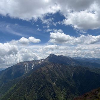明日のぼる仙丈ヶ岳😍