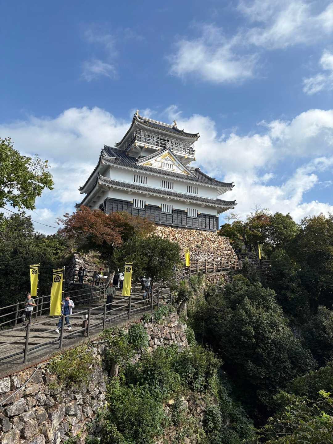 金華山山頂。