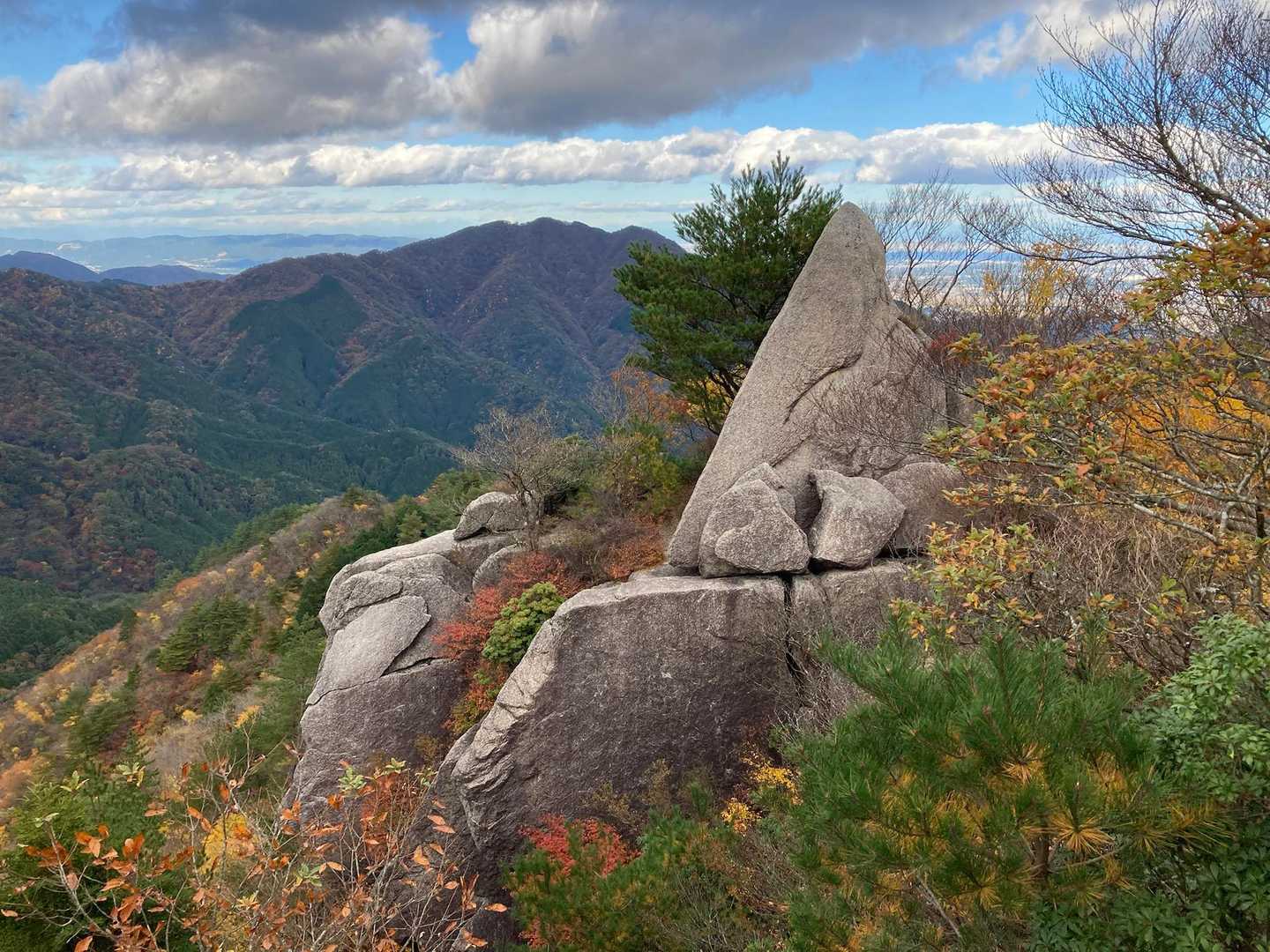 入道ヶ岳-椿大神社奥宮-水沢峠-鎌ヶ岳登山口 周回コースの写真