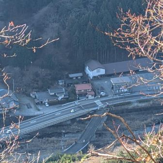 笹一酒造が良く見える。