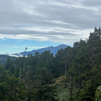 おっ、あれは御嶽山❗️