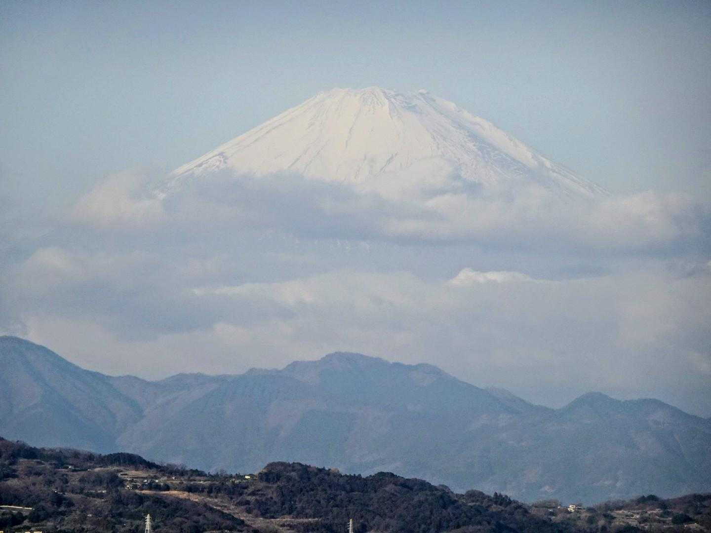 見晴らし台から富士山✨✨✨
