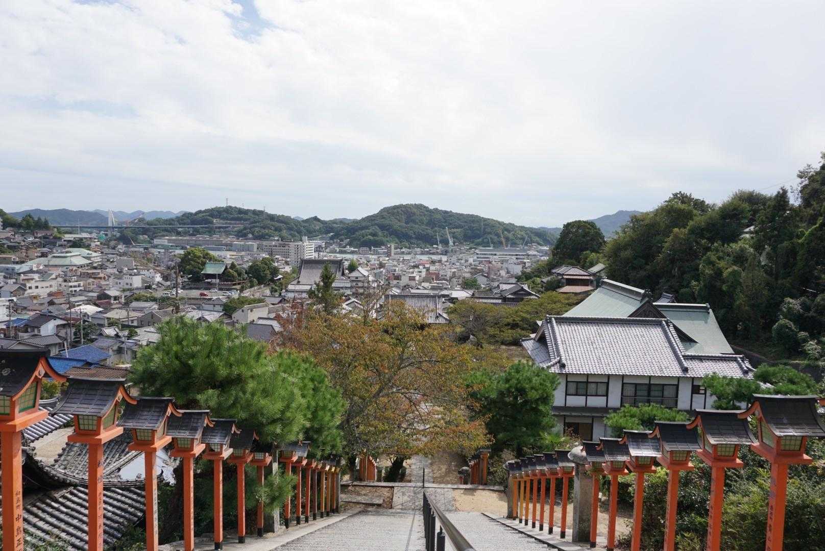 尾道駅-千光寺山-千光寺-千光寺山ロープウェイ 山麓駅-西 周回コースの写真