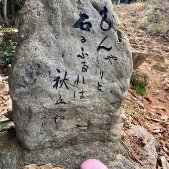 森繁久彌さんの石の表
なぜか ここに美貌の石