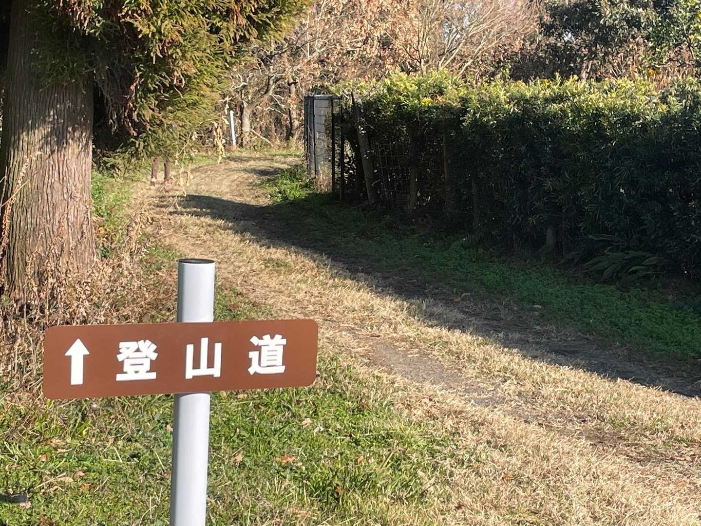 立派な登山道の案内板