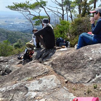 良き眺めを見ながら、まったりランチタイム🍙