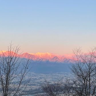 餓鬼岳が今日は一番綺麗だったかも✨