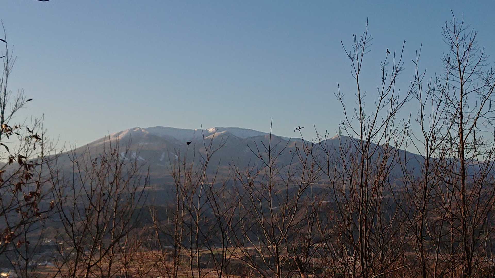 大萩山山頂から見た蔵王連峰🏔️