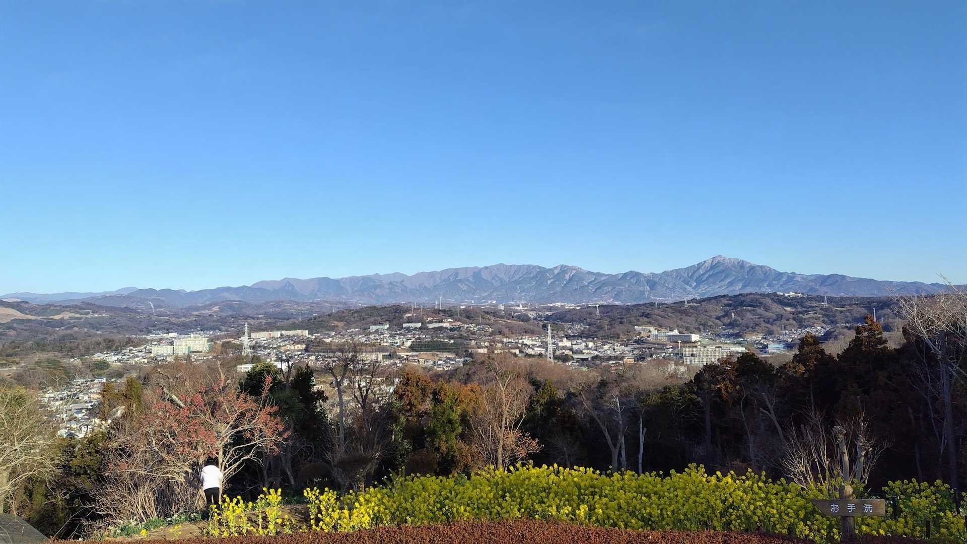 右手を見ると丹沢山地が一望！！
ふむふむ、右の目立つのが大山だから、そこを起点に考えてあれが塔ノ岳で、あれがバカ尾根で、とするとあれが丹沢山で…などと前に歩いた山々を確認できる嬉しさと言ったら！
https://yamap.com/activities/24000164