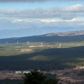 南アルプスを遠望