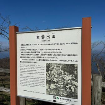 この山はメサ状溶岩台地だそうです！