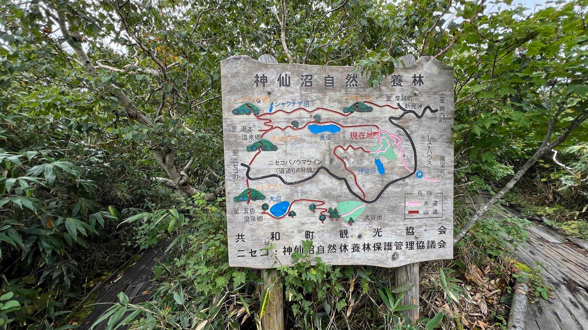 神仙沼登山口-ビーナスの丘-チセヌプリ 周回コースの写真