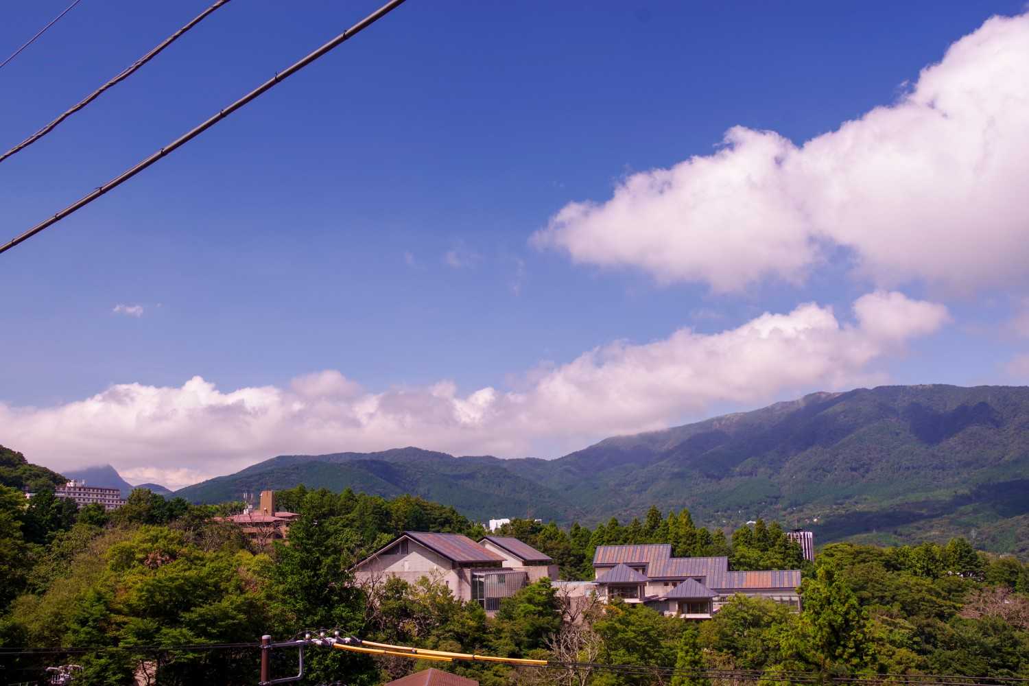 古期外輪山の山々
金時山は雲の中