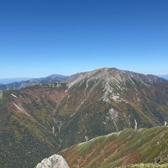 赤石岳と塩見岳