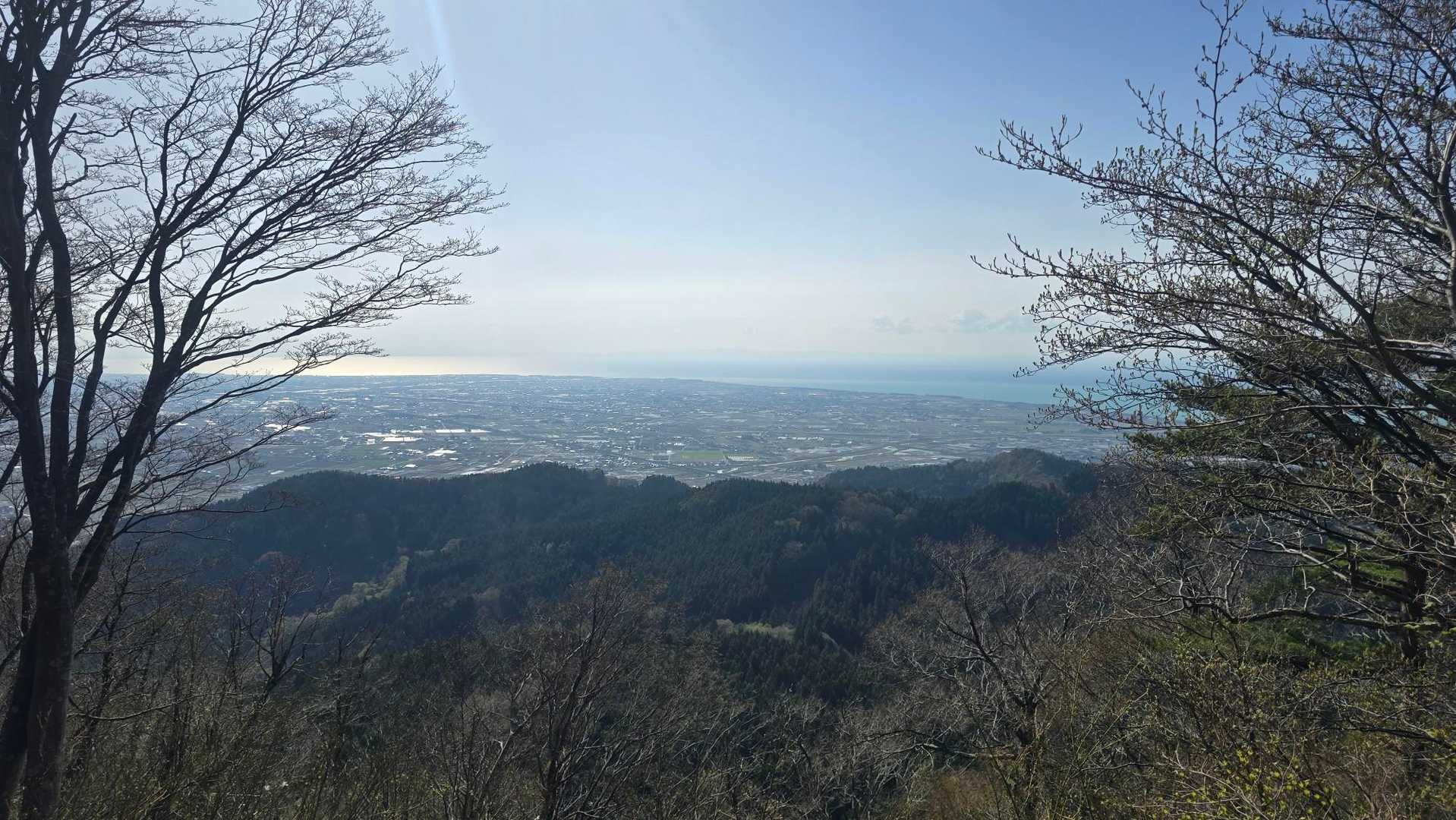 中部北陸自然歩道入口-横尾八幡社-馬鬣山-奥馬鬣山-南保富 往復コースの写真