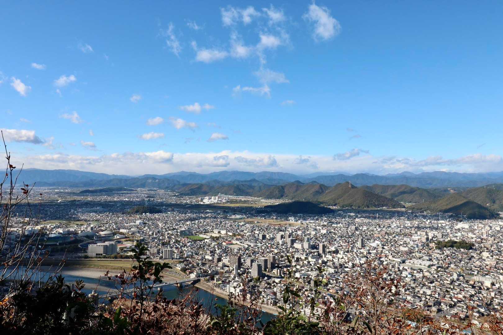 空気澄んでてよく見えます