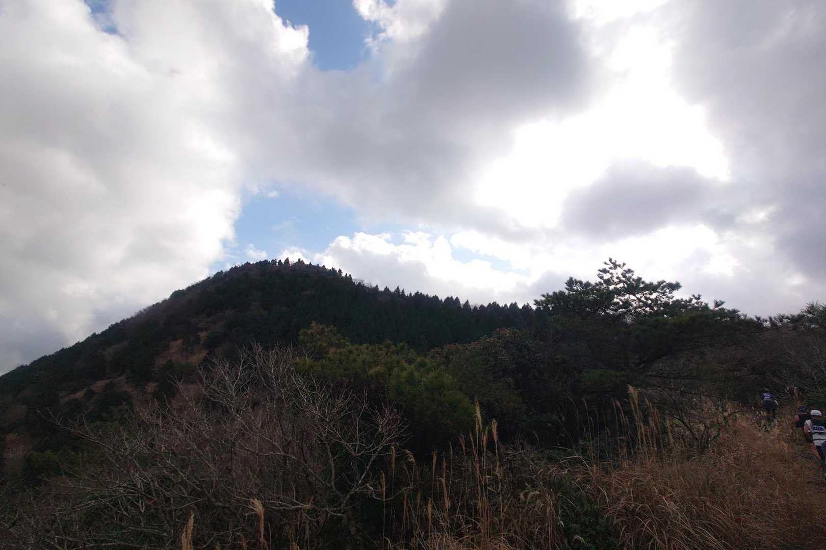最初のピークが見えました⛰️