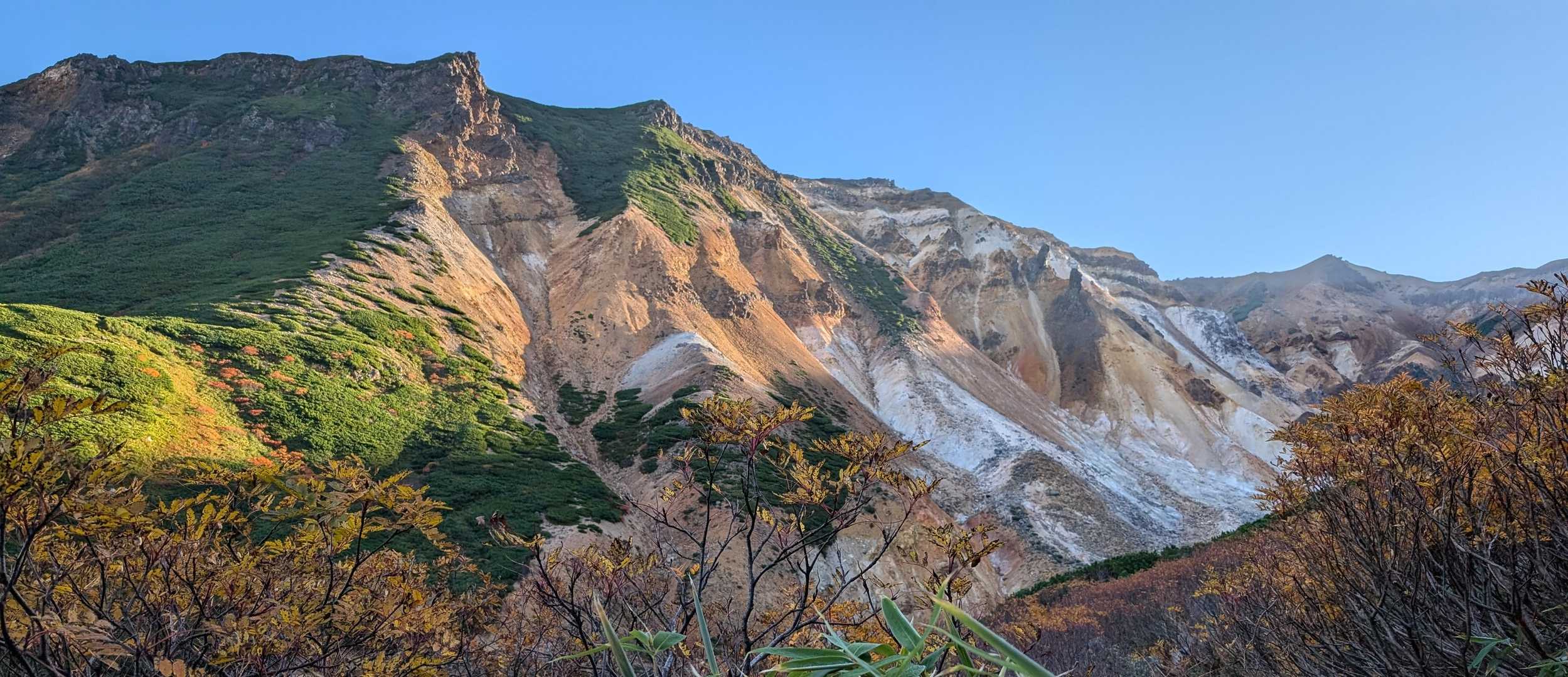 安政火口との分岐からすすんで