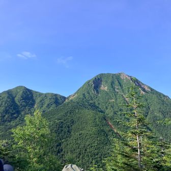 阿弥陀岳、写ってないけど左側に赤岳
