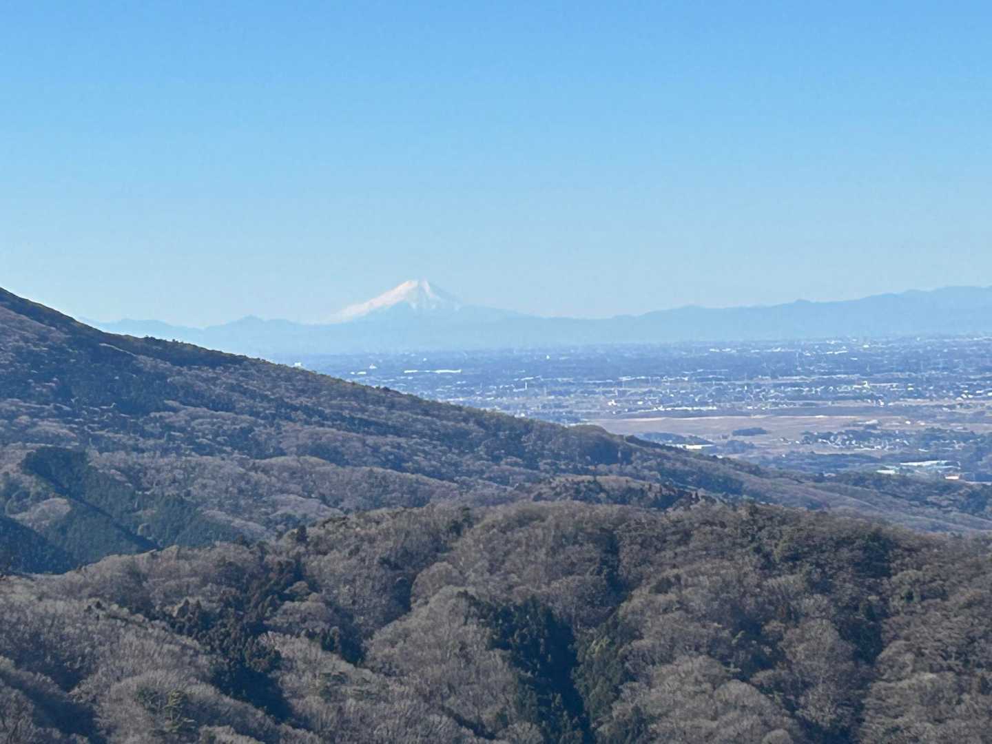 富士山が見えました！