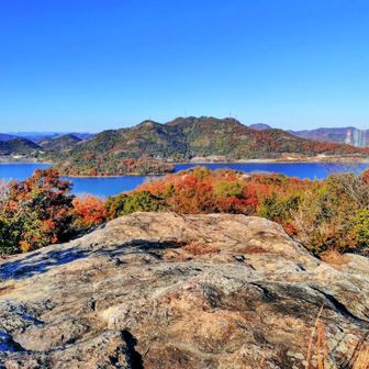 升田山山頂より
