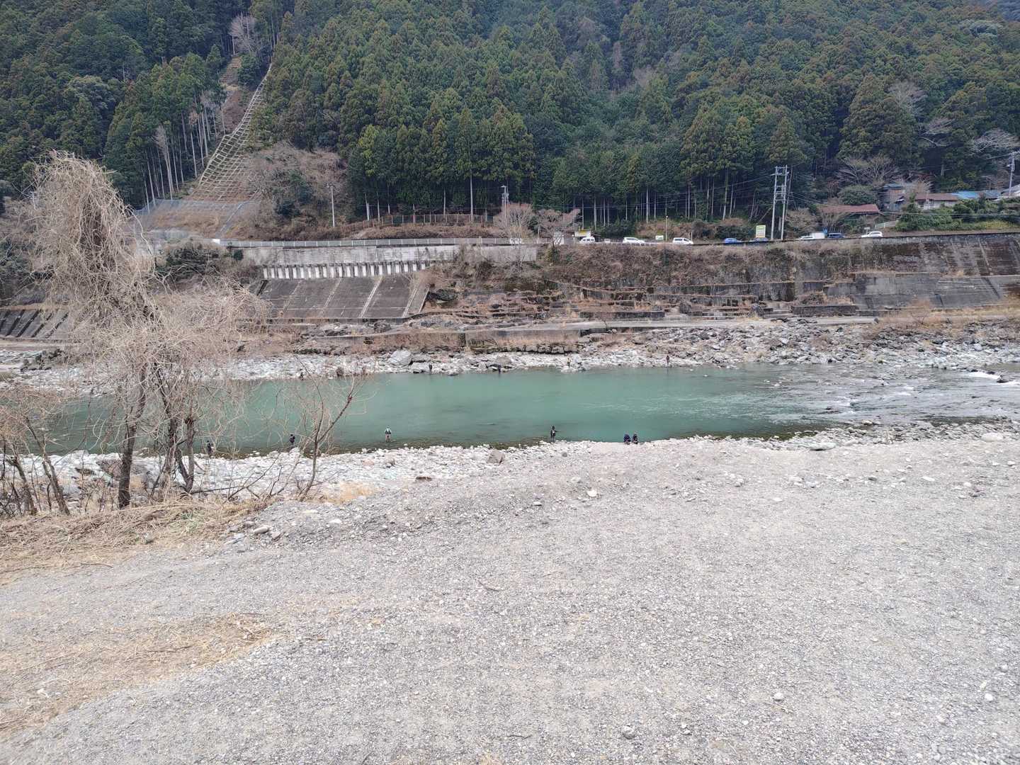 釣りの方　いっぱいだ