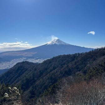 カップラーメン食べて下山