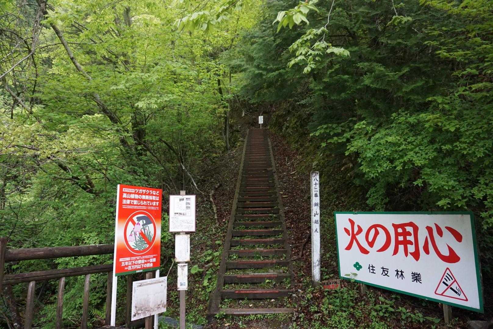 初っ端の階段で心拍数上がる
登ったあとはしばらくなだらかな道が続く