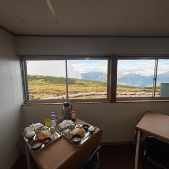 窓からの景色＆豪華夕食
