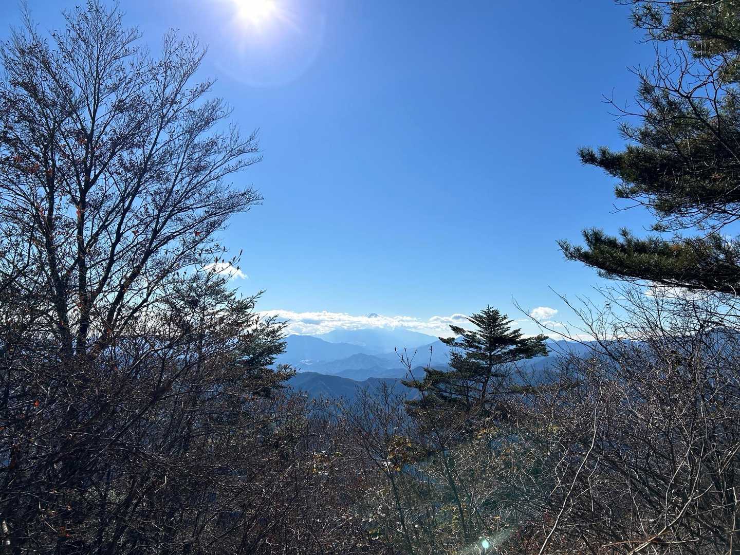 森林館-大滝休憩小屋-ムシカリ峠-三頭山-三頭山-三頭山- 周回コースの写真