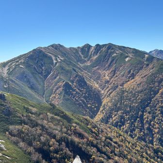 野口五郎岳方面