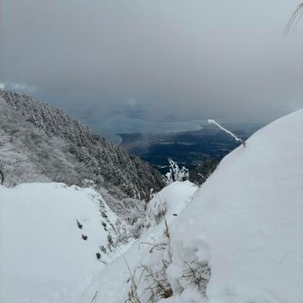 時折琵琶湖が見える気持ちのいい道だった