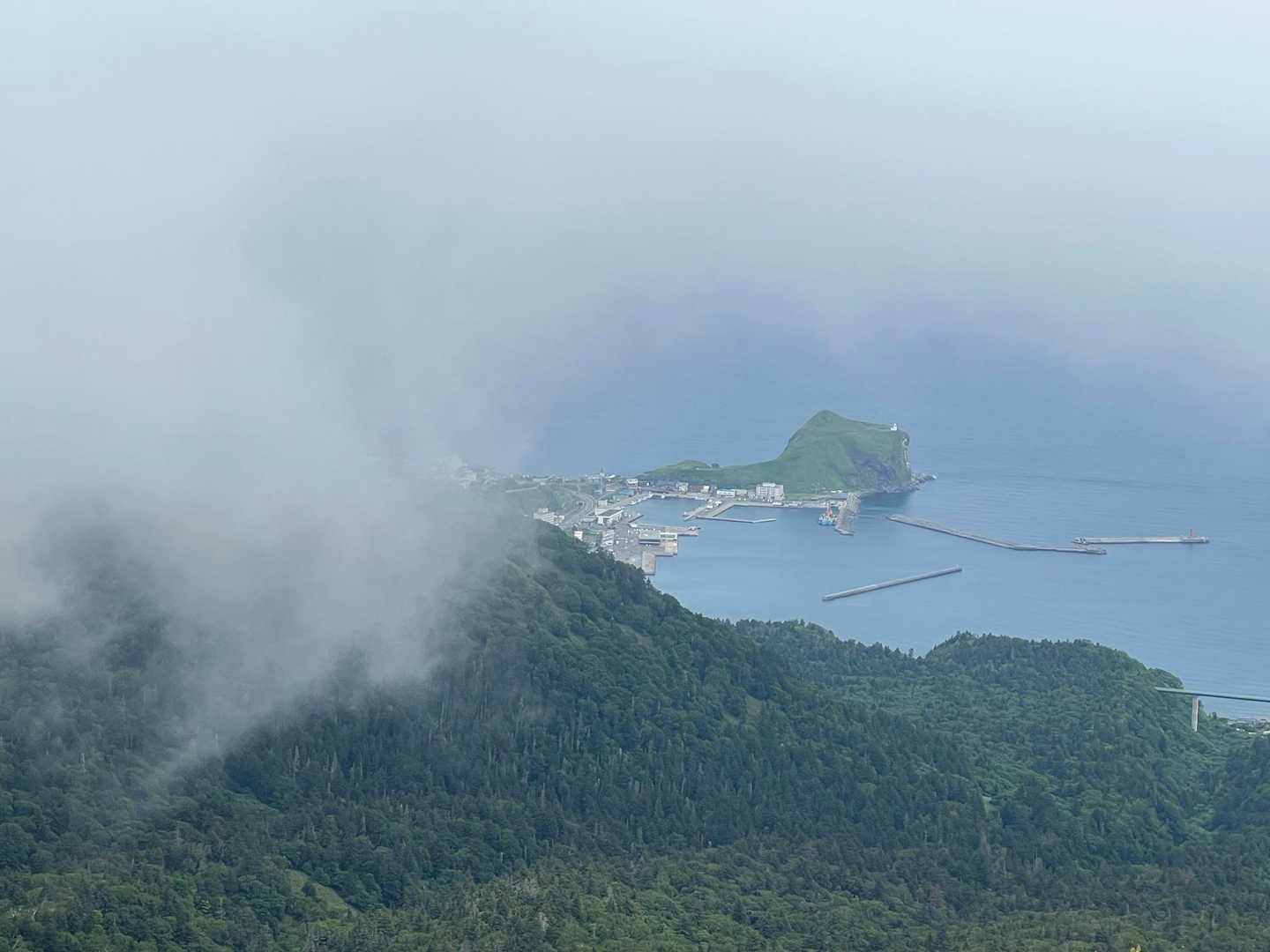 利尻北麓野営場登山口 往復コースの写真