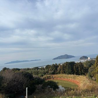 無事に夕陽ヶ丘展望所へ下山🙌
ここは名前の通り
夕日が綺麗に見れるスポットらしいです。